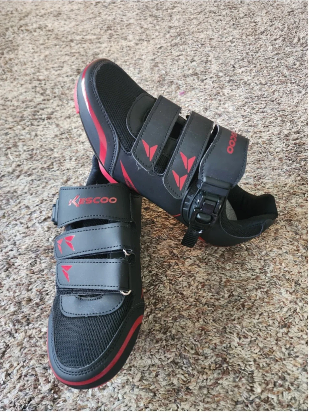 Kescoo Indoor Cycling Shoes EU 38 US Women 7‎ Men 5.5 Peloton Cleats NWOT